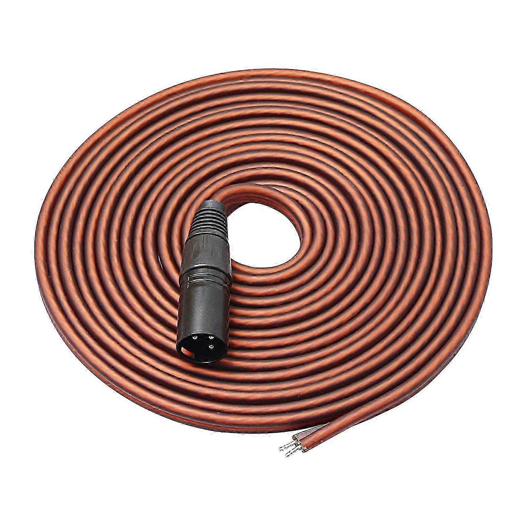 Câble Audio Xlr Pour Haut-parleur, Fil Nu Vers Fiche Xlr, Connecteur Xlr Mâle 3 Broches Plaqué Or, Extrémité Ouverte.