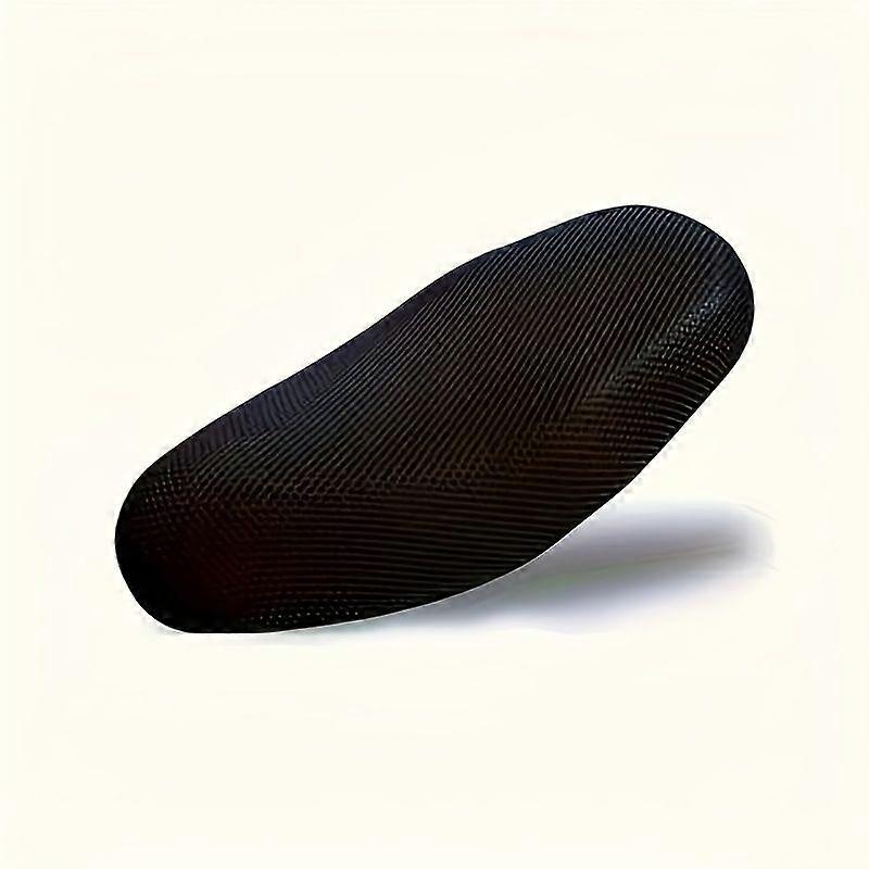 Housse De Selle De Moto En Maille Respirante Avec Coussin De Protection Solaire, Coutures Renforcées, Compatible Scooter, Cruiser Et Vélo Électrique, Noire