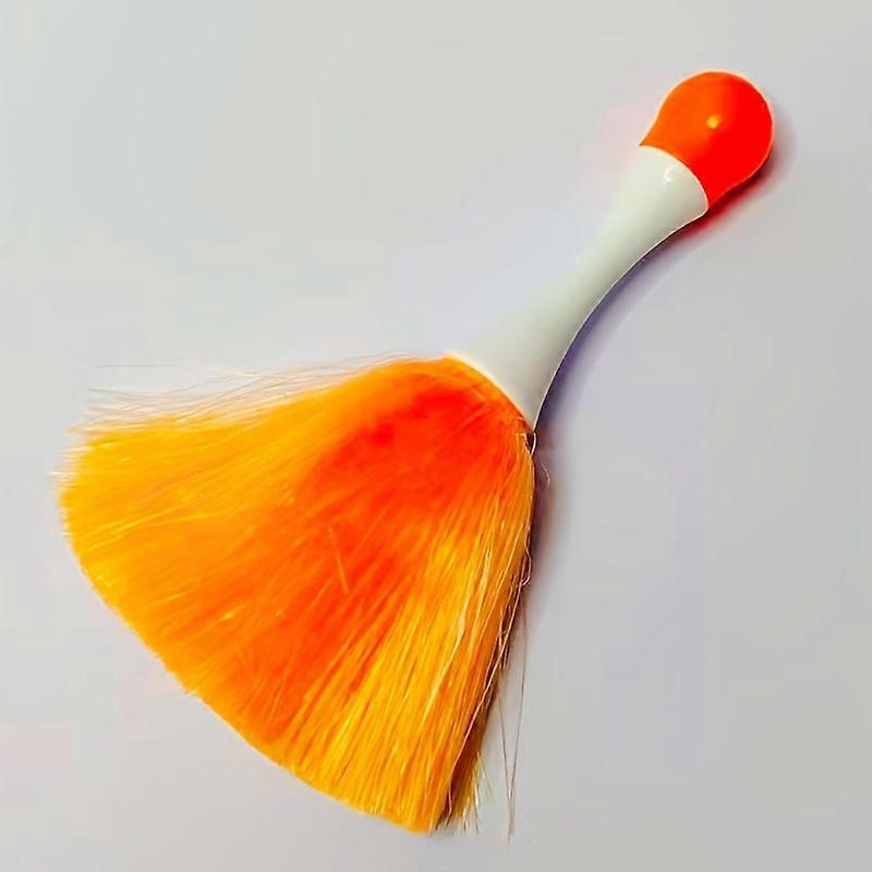 Brosse De Nettoyage Pour Clavier (tangerine), Poils En Forme D'Éventail, 1 Pièce, Pour Ordinateur De Bureau