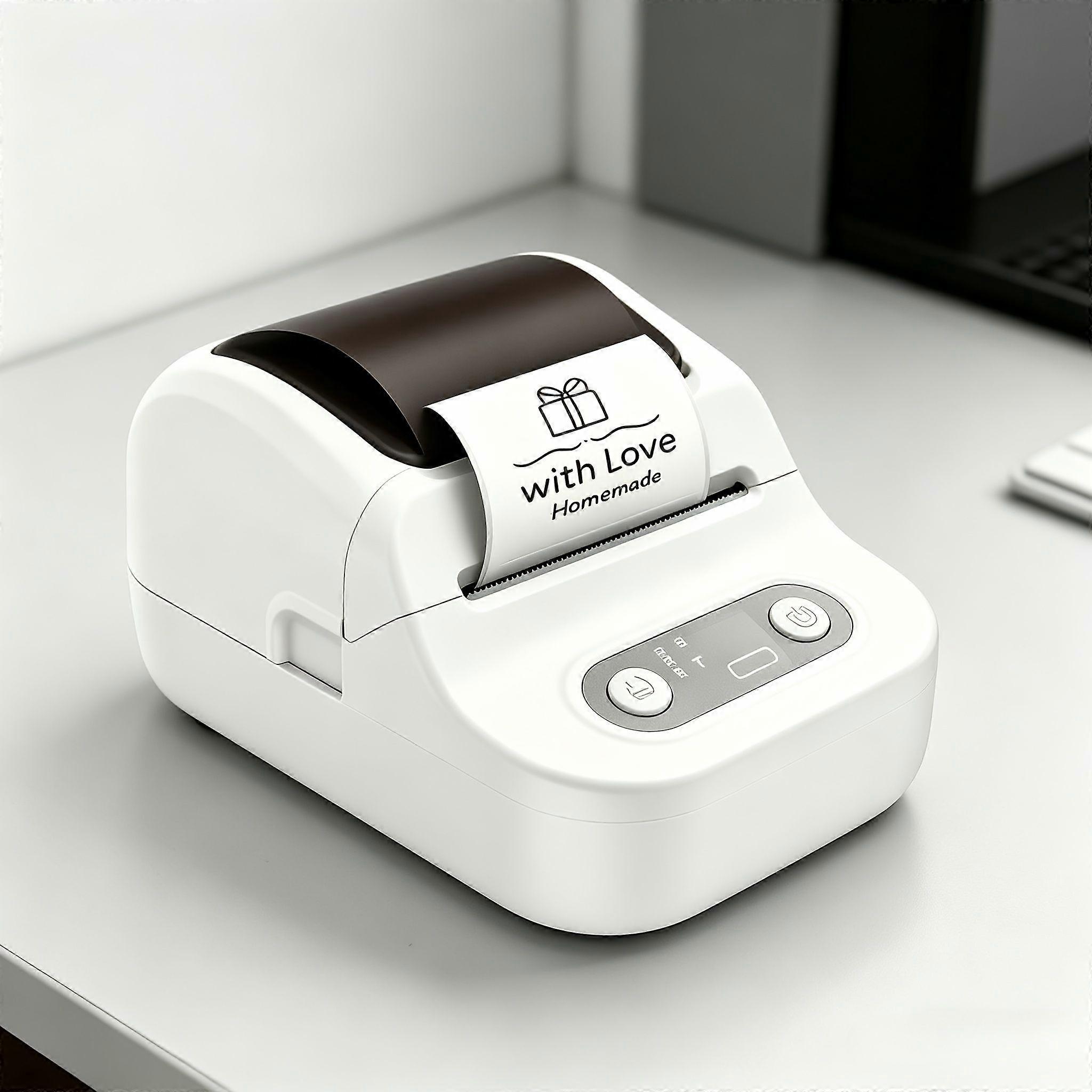 Mini Imprimante Thermique Sans Fil De Poche, Imprimante Bluetooth Portable Sans Encre Avec Application, Rechargeable Pour Étiquettes, Reçus, Photos Et Notes.
