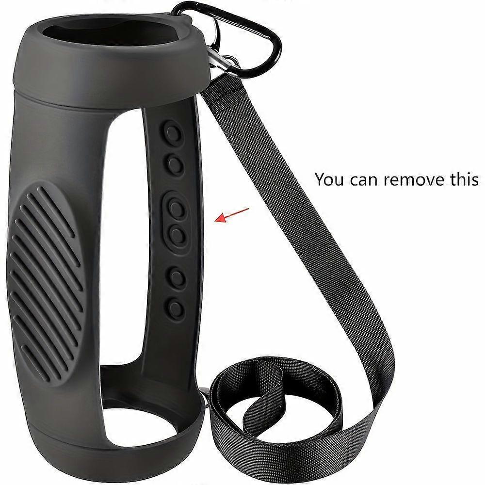 Étui De Protection En Silicone Pour Enceinte Portable Charge 5 Avec Bandoulière, Accessoire De Voyage Ultra-résistant Aux Chocs