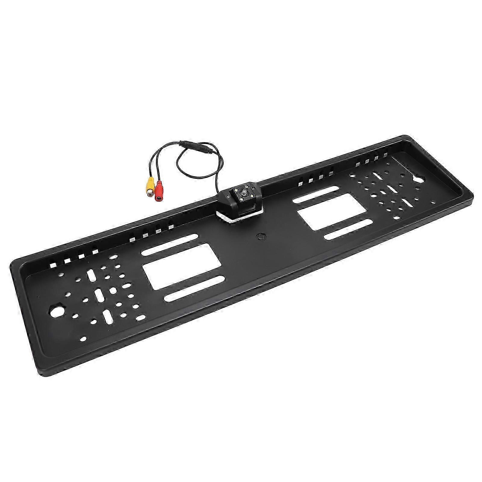 Cadre De Plaque D'Immatriculation Universel Compatible Avec Caméra De Recul Grand Angle 170°, Capteur Ccd Ahd, Vision Nocturne, Étanchéité Ip68, Pour Voiture, Suv, Monospace Et Camping-car.
