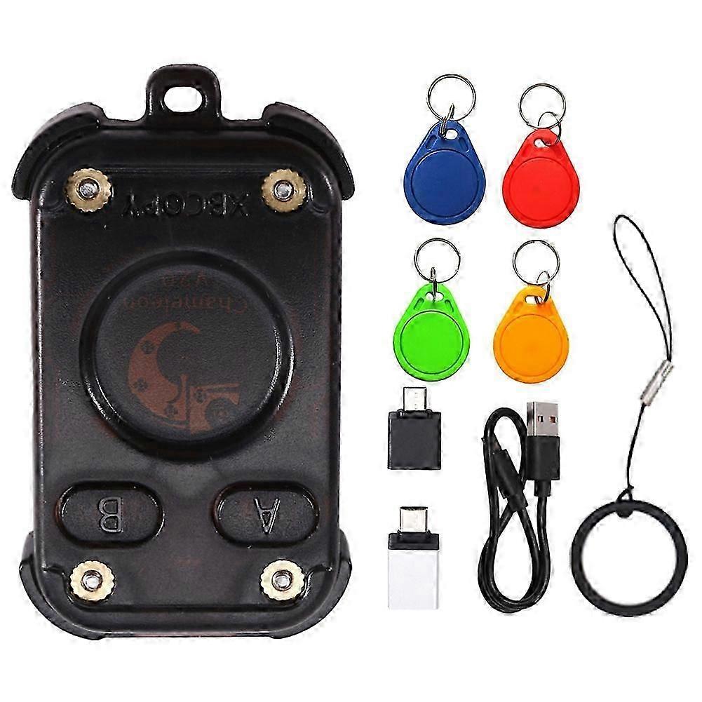 Chameleon V2.0 Lecteur De Puces Rfid, Émulateur De Cartes À Puce + Porte-clés 4xuid, 125 000 Cartes, Décodage De Cartes Haute Qualité