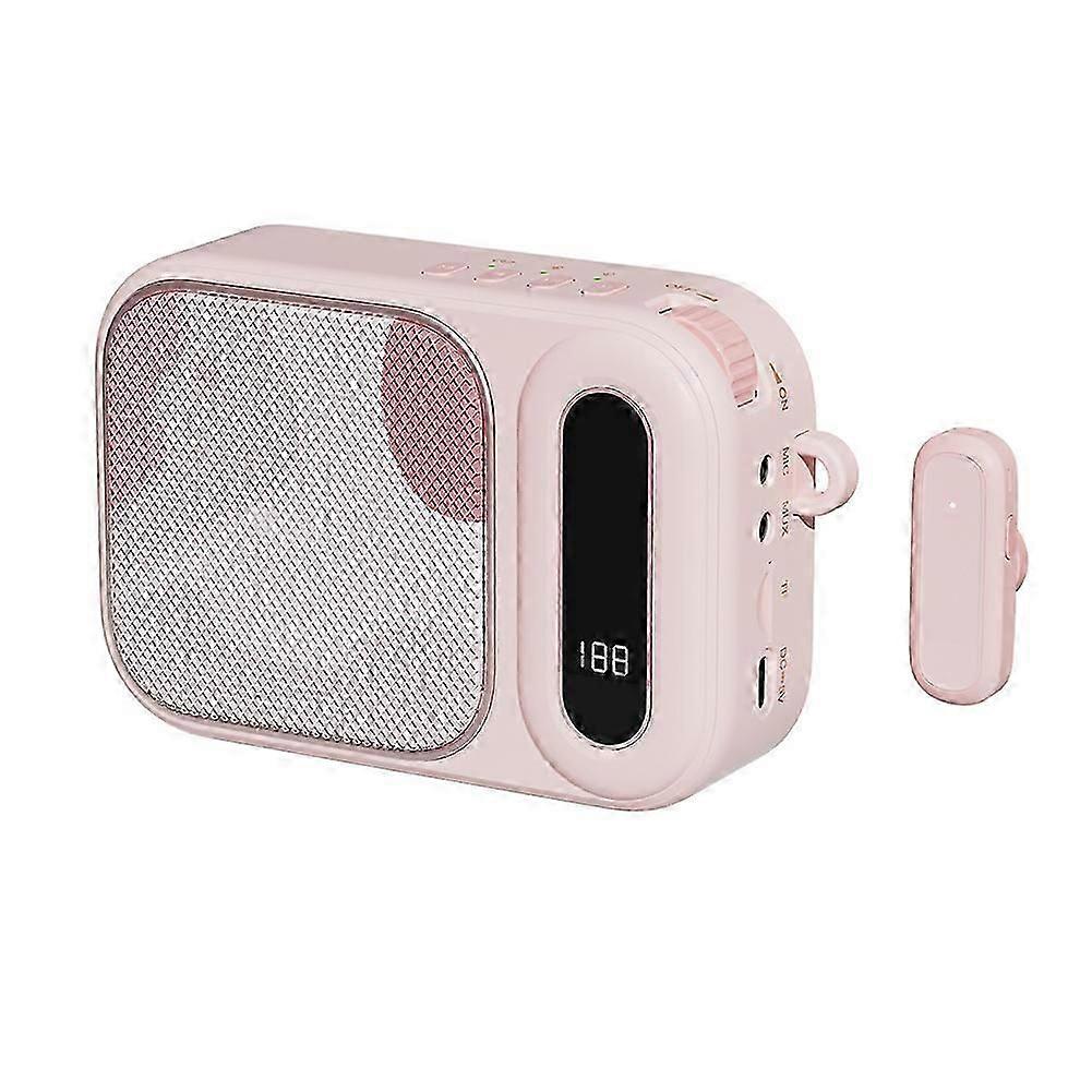 Amplificateur Cravate Portable Sans Fil, Microphone De Charge Haute Qualité Sonore, Microphone Guide Audio Fdq