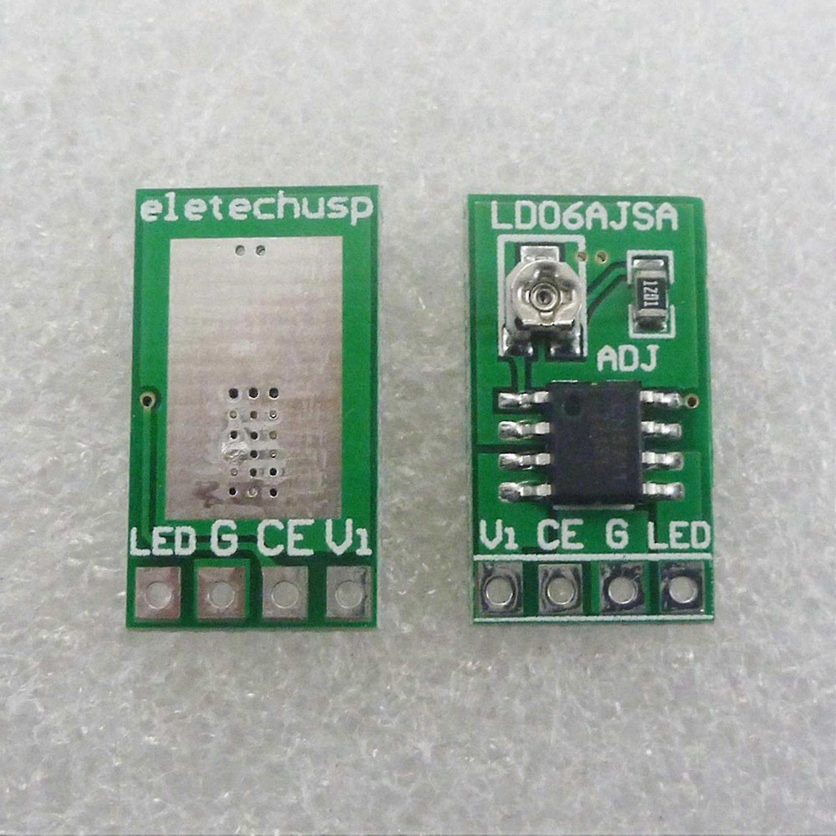 Module De Contrôle Pwm À Courant Constant Réglable 30-1500 Ma, Compatible Avec 2 Alimentations Cc 3,3 V, 3,7 V Et 5 V Pour Batteries Li-ion 18650 Et Usb.