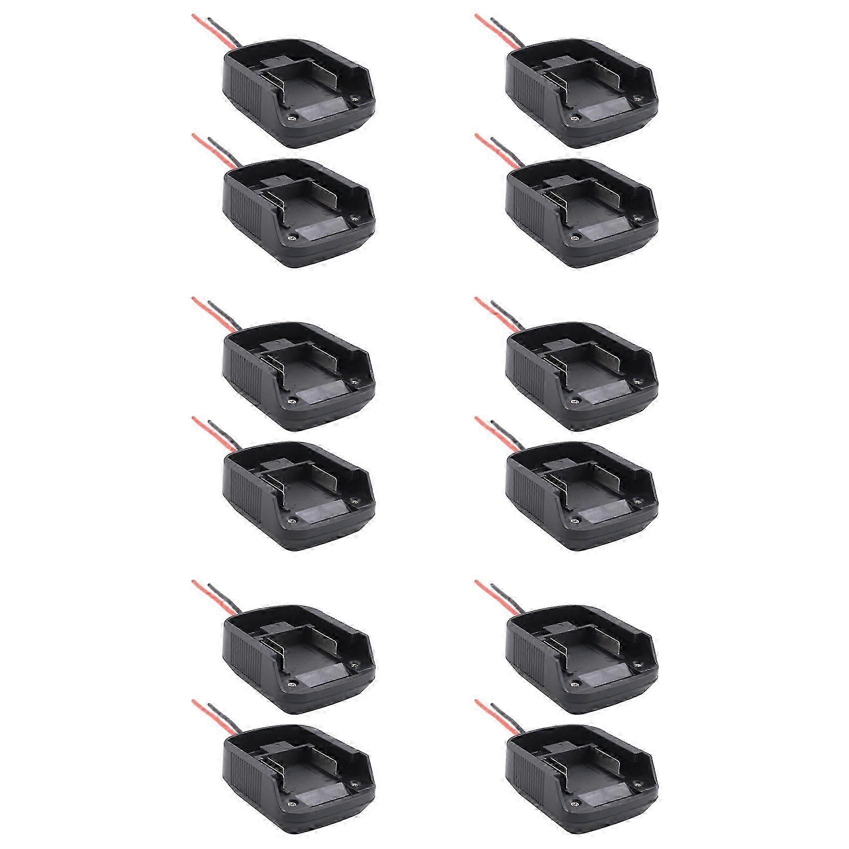 Adaptateur De Batterie 12 Pièces Pour Outils Électriques Makita À Batterie Lithium 18 V, Connecteur Et Station D'Accueil Pour Bl1830, Bl1840 Et Qaq.