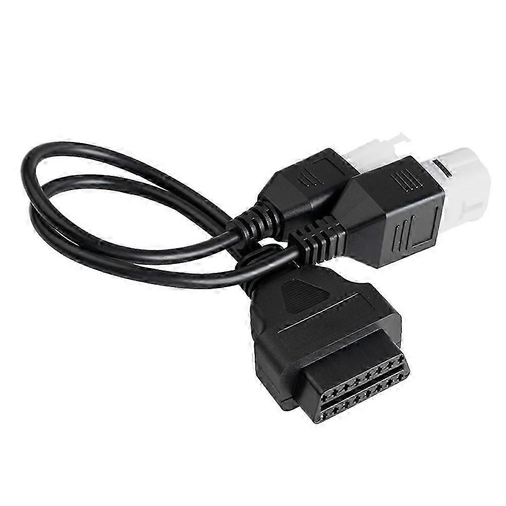 Adaptateur Obd Pour Moto (4 Broches + 6 Broches) Compatible Avec Gsx R125/s125/s750/r1000/s1000 Dl 650f/1000f Sv650 Obd2 Qaq