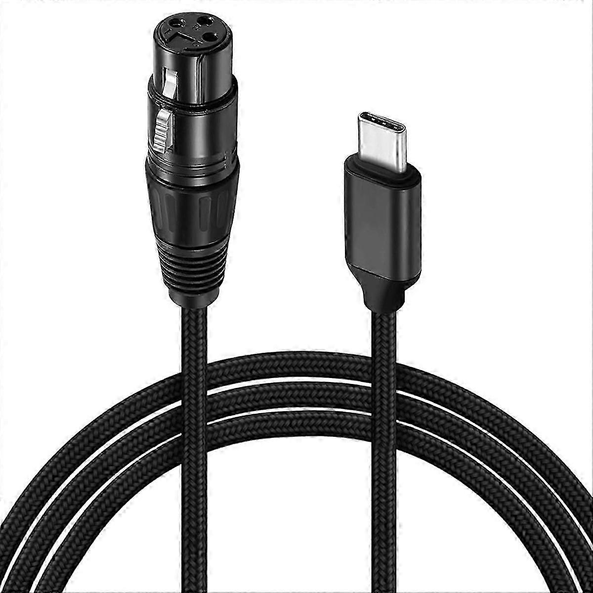 Câble Xlr Vers Usb-c, Câble Usb-c Vers Xlr Pour Téléphone Et Microphone, Câble Xlr Vers Usb Pa
