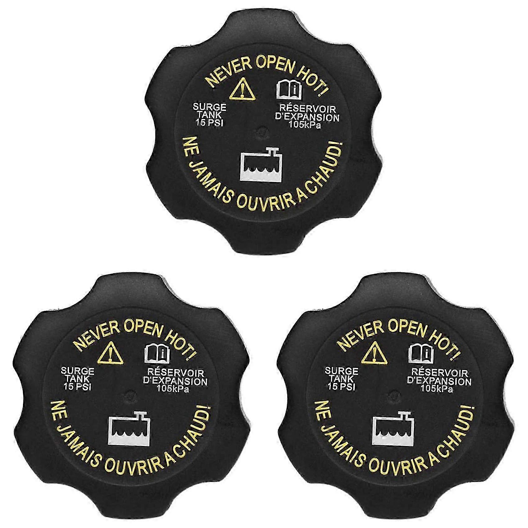 3 Bouchons De Radiateur Rc98 15075118, 15 Psi, Pour Réservoir Tampon De Radiateur Chevy Silverado, Gmc Sierra, Yukon, Hummer Qaq