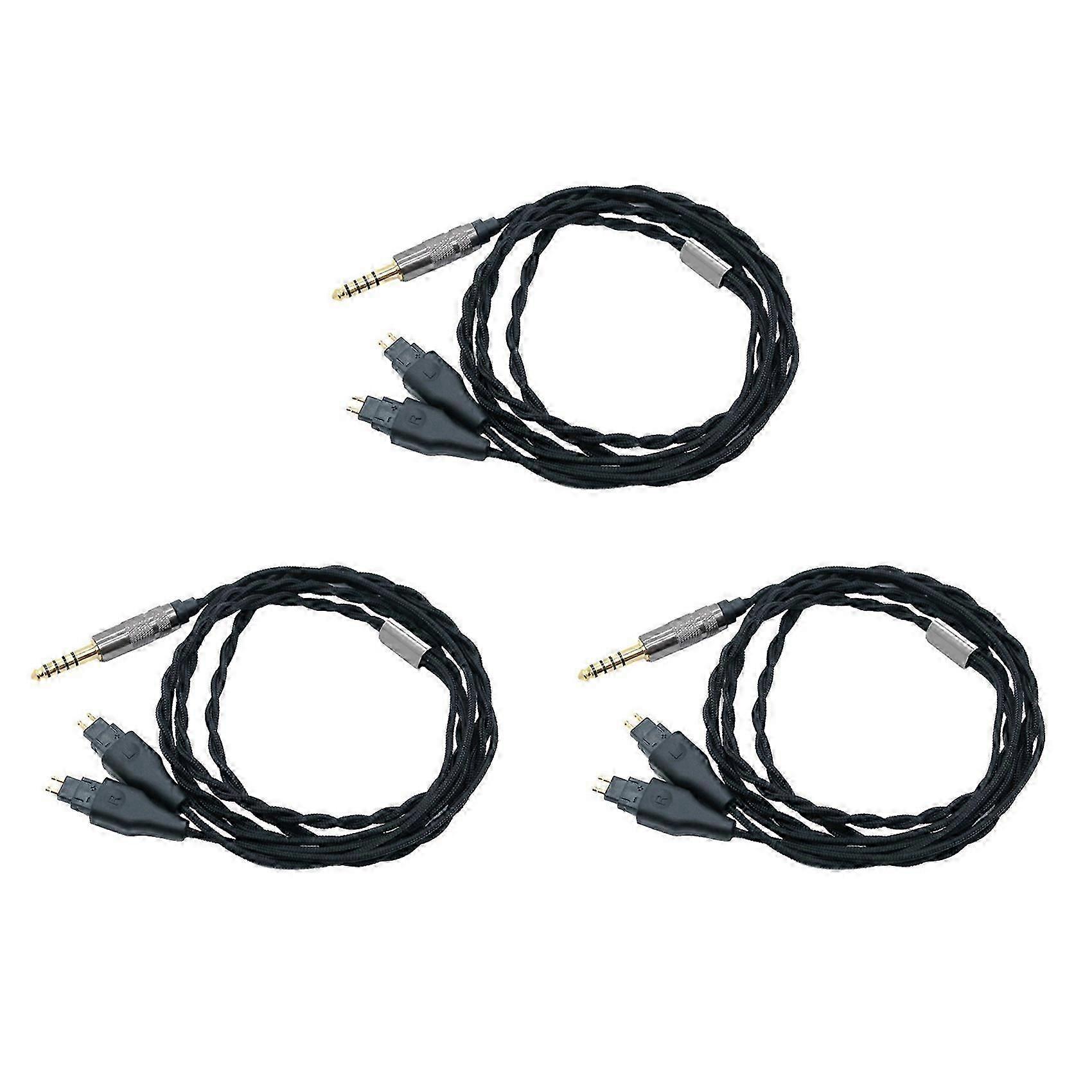 Câble Symétrique 4,4 Mm Pour Casque Sennheiser Hd580, Hd600, Hd650 Et Hd660s (lot De 3) - Câble De Mise À Niveau Em