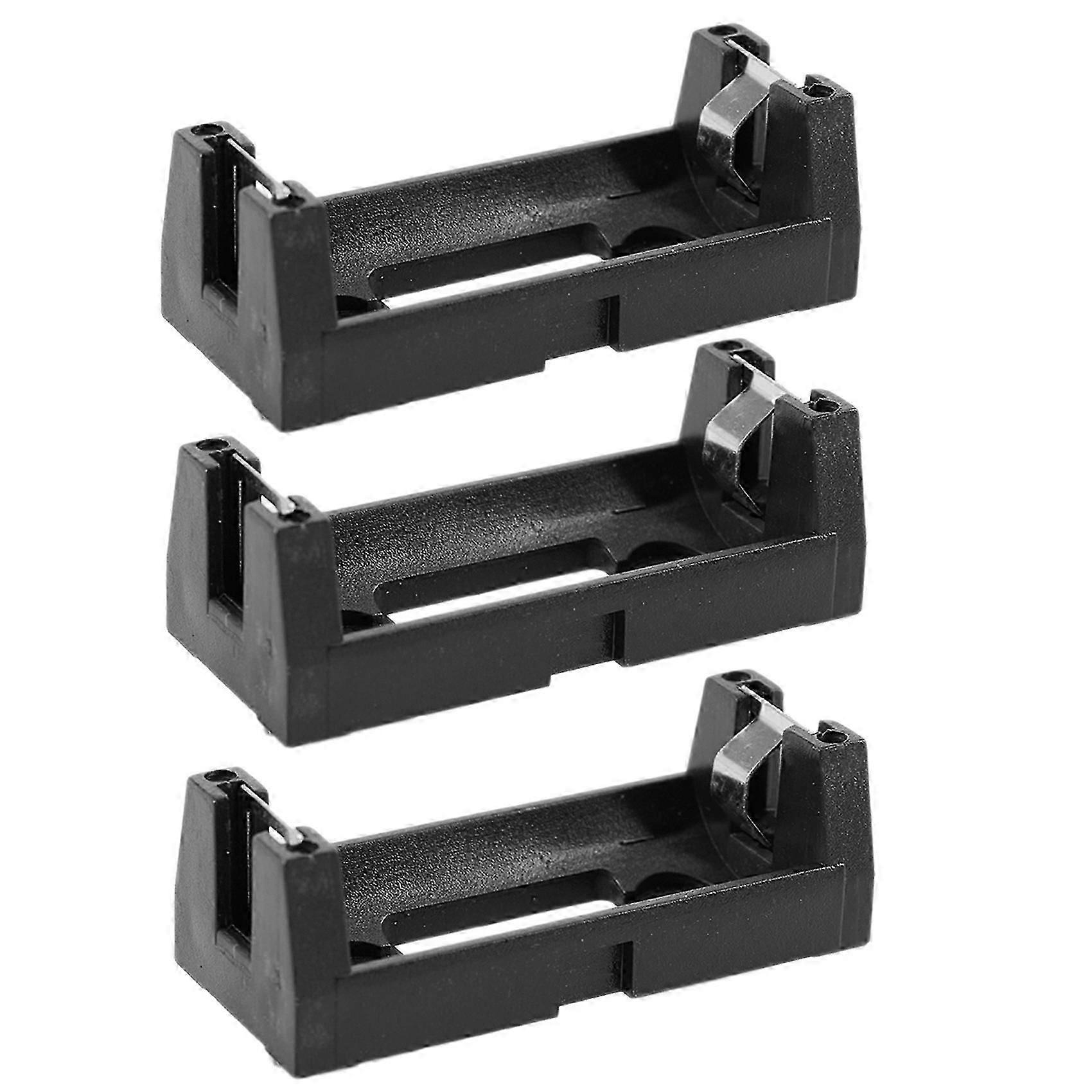 3x Boîtier De Porte-piles Bouton Cr123a 3v En Plastique Noir Qaq