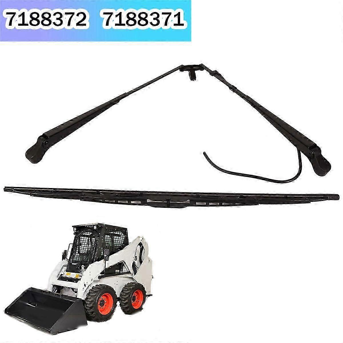 Essuie-glace 7188372, Bras D'Essuie-glace 7188371 Pour Chargeuse Compacte S160, S185, S330, S250