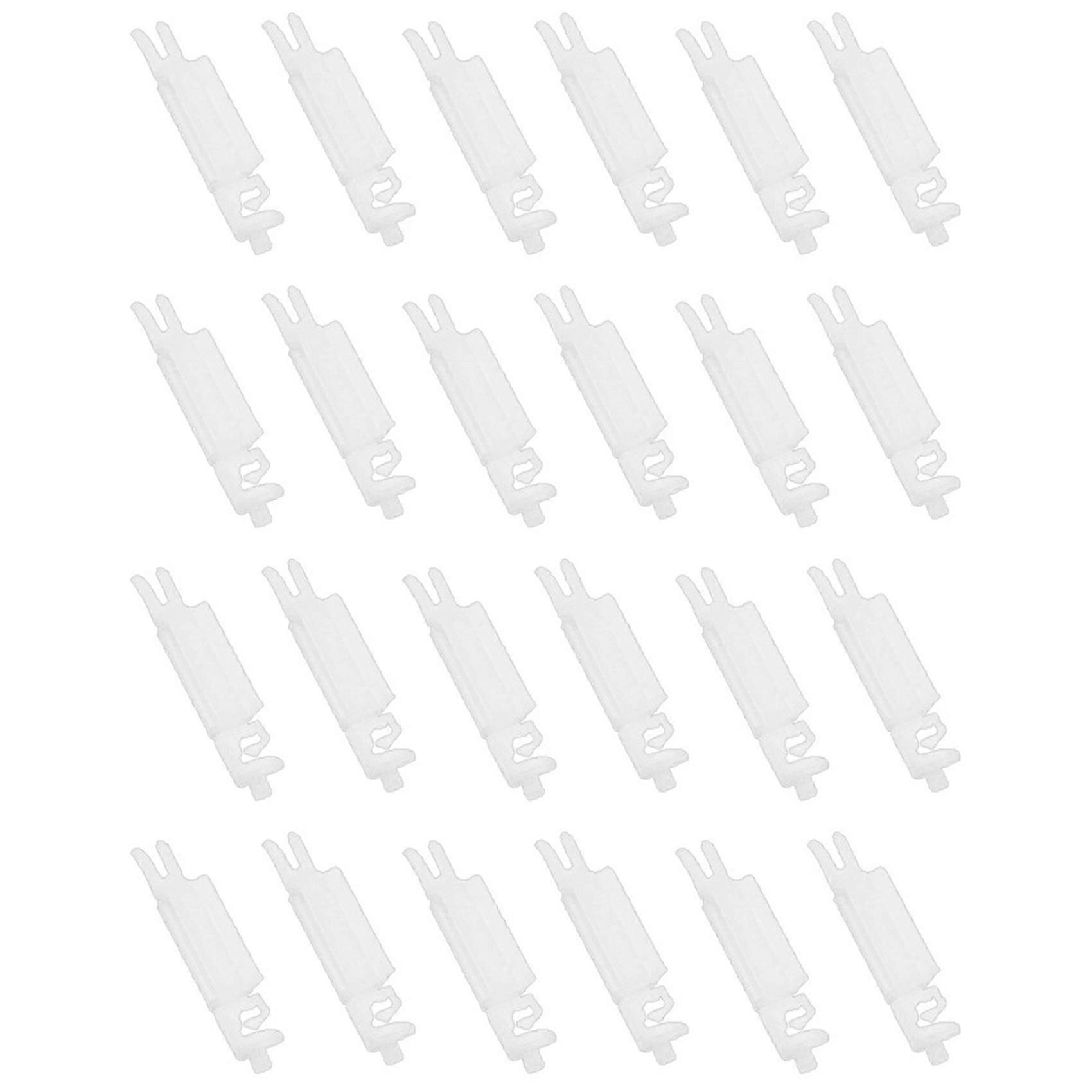 24 Clips De Fixation Pour Baguette De Pare-brise Avant Peugeot (référence 8120al/8120af) - Compatibles Avec Les Modèles Qaq