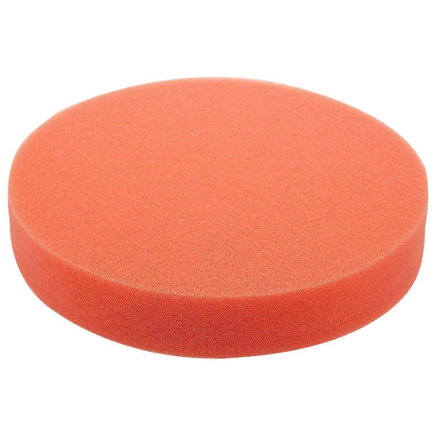 Kit De Tampon De Polissage En Éponge Plate Souple De 150 Mm (6 Pouces) Pour Polisseuse Automobile. Couleur : Orange.