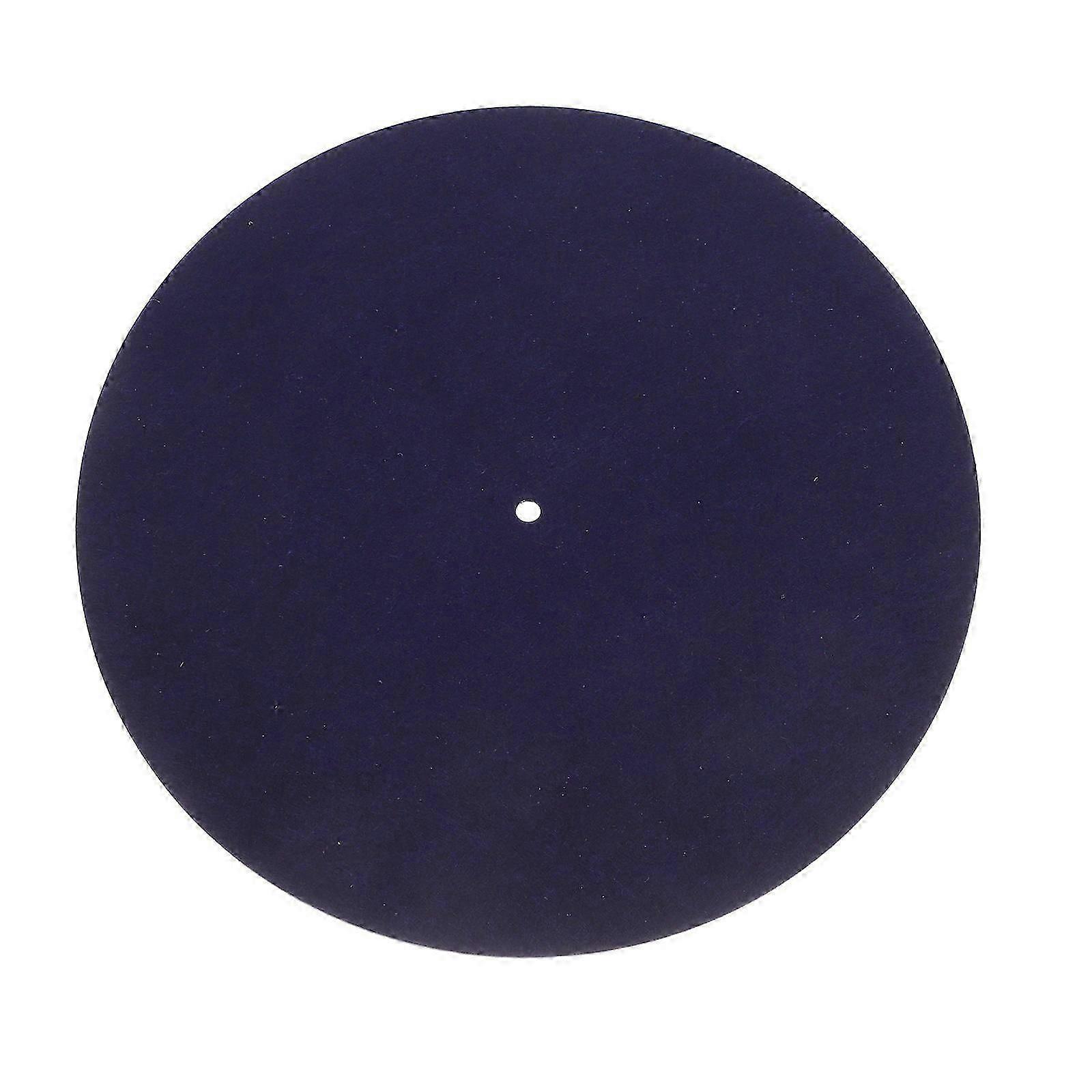 Tapis De Platine Vinyle Antidérapant En Feutre, Tapis De Protection Pour Platine Vinyle, Bleu Marine.