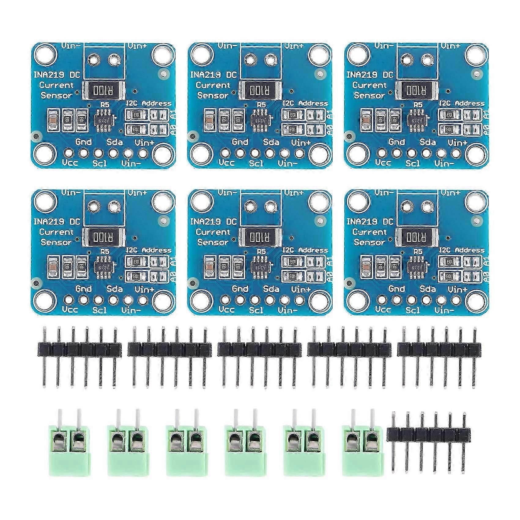 Module De Capteur D'Alimentation Cc Bidirectionnelle 6 Pièces Mcu-219 Ina219 I2c 3-5 V Sot23 Kns