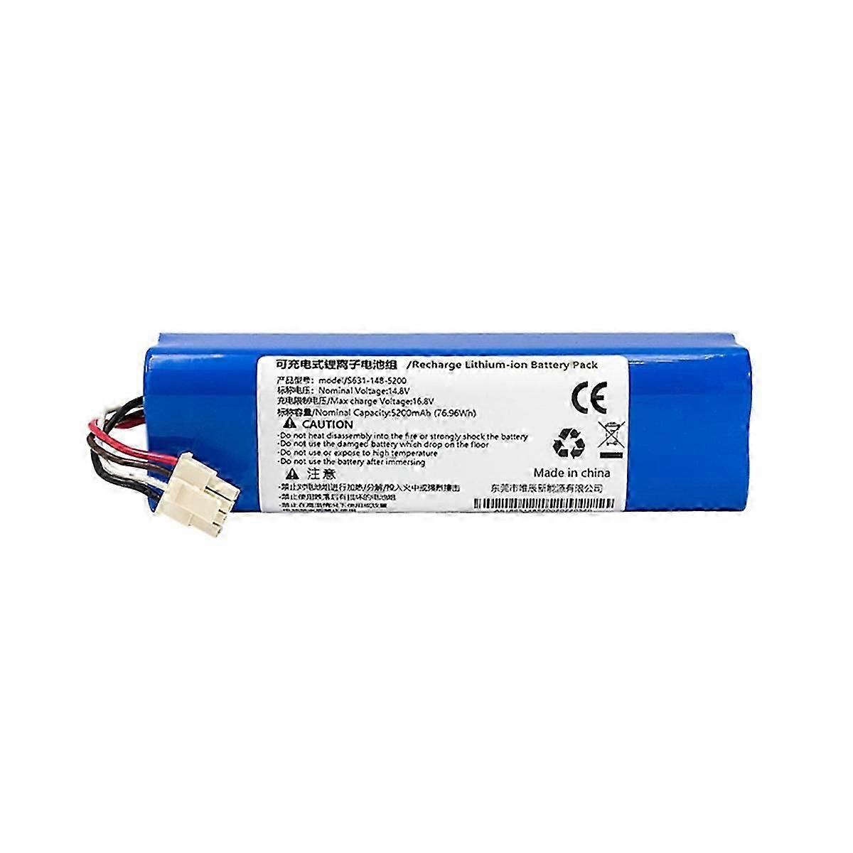 Batterie Au Lithium 14,4 V 5200 Mah Pour Aspirateur Robot Eufy Robovac L70 L10 Hybrid T2190 Qihoo 360 S9