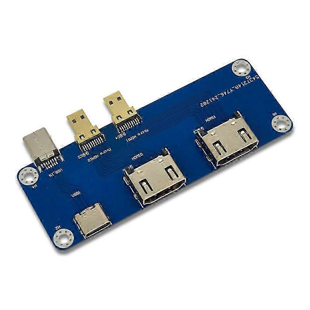 Module Double Sortie 4k Compatible Micro-hdmi Vers Hdmi Pour Raspberry Pi 5/4b Zi