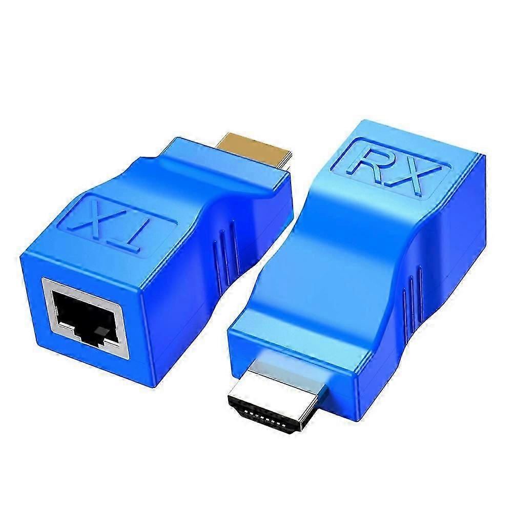 Répéteur Hdmi Vers Rj45 (2 Unités) - Émetteur Et Récepteur Réseau Hdmi