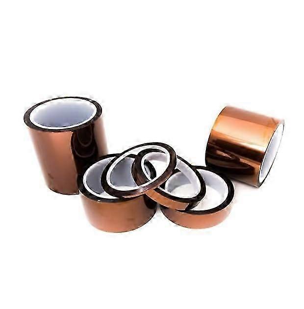Ruban Polyimide 1,5 Pouce Résistant À La Chaleur 36 Yards Ambré Pour Masquage De Circuits Imprimés Rn