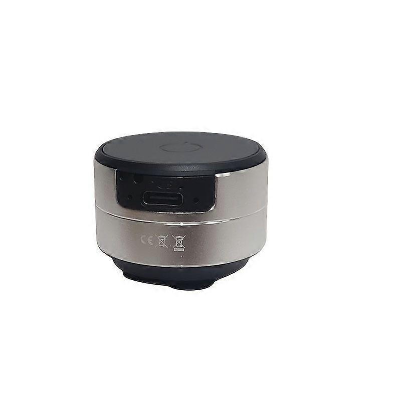 (t10-silvery) Enceinte À Conduction Osseuse Avec Ventouse Et Cordon De Suspension, Enceinte Portable Sans Fil Stéréo Tws, Basses Profondes Pour La Maison, Les Voyages Et L'Audio Tv (pour Smart