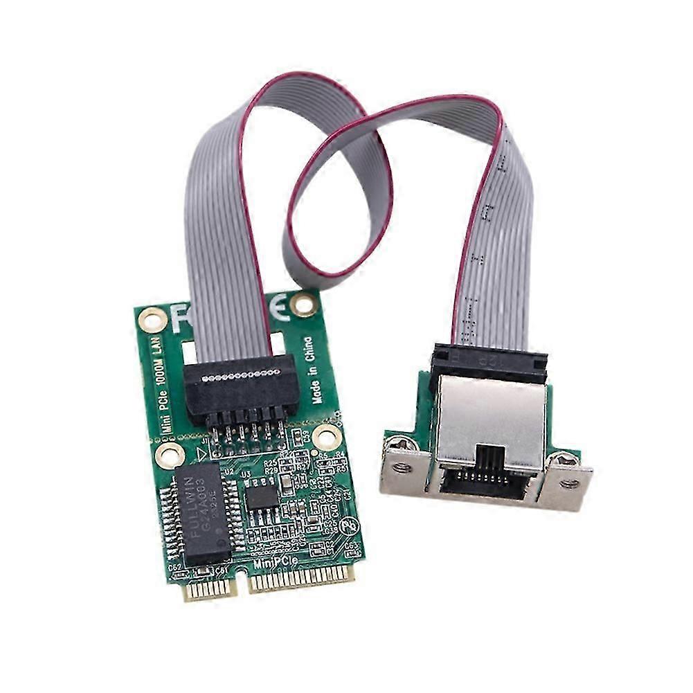 Carte Réseau Mini Pcie Gigabit Ethernet, Adaptateur Réseau Rj45, Puce I210at, Adaptateur Ethernet Kns
