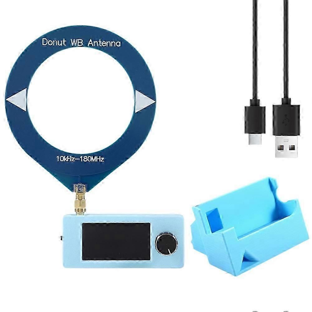 Récepteur Radio Si4732 + Support + Kit Antenne, Écran 1,9 Pouce, Radio Ondes Courtes Fm/am/lsb/usb 10 Khz-180 Mhz Qaq