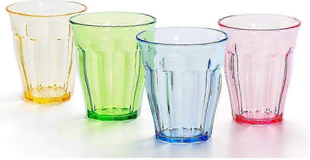 Verres Incassables De Qualité Supérieure, Lot De 4, Gobelets En Plastique Tritan, Parfaits Pour Offrir, Sans Bpa, Compatibles Lave-vaisselle, Empilables