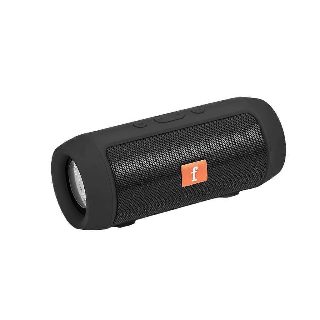Enceinte Portable Sans Fil Avec Lecture De Carte T-flash Et Usb, Basses Stéréo, Connexion Sans Fil, Accents Orange, Cadeau Pour Les Mélomanes
