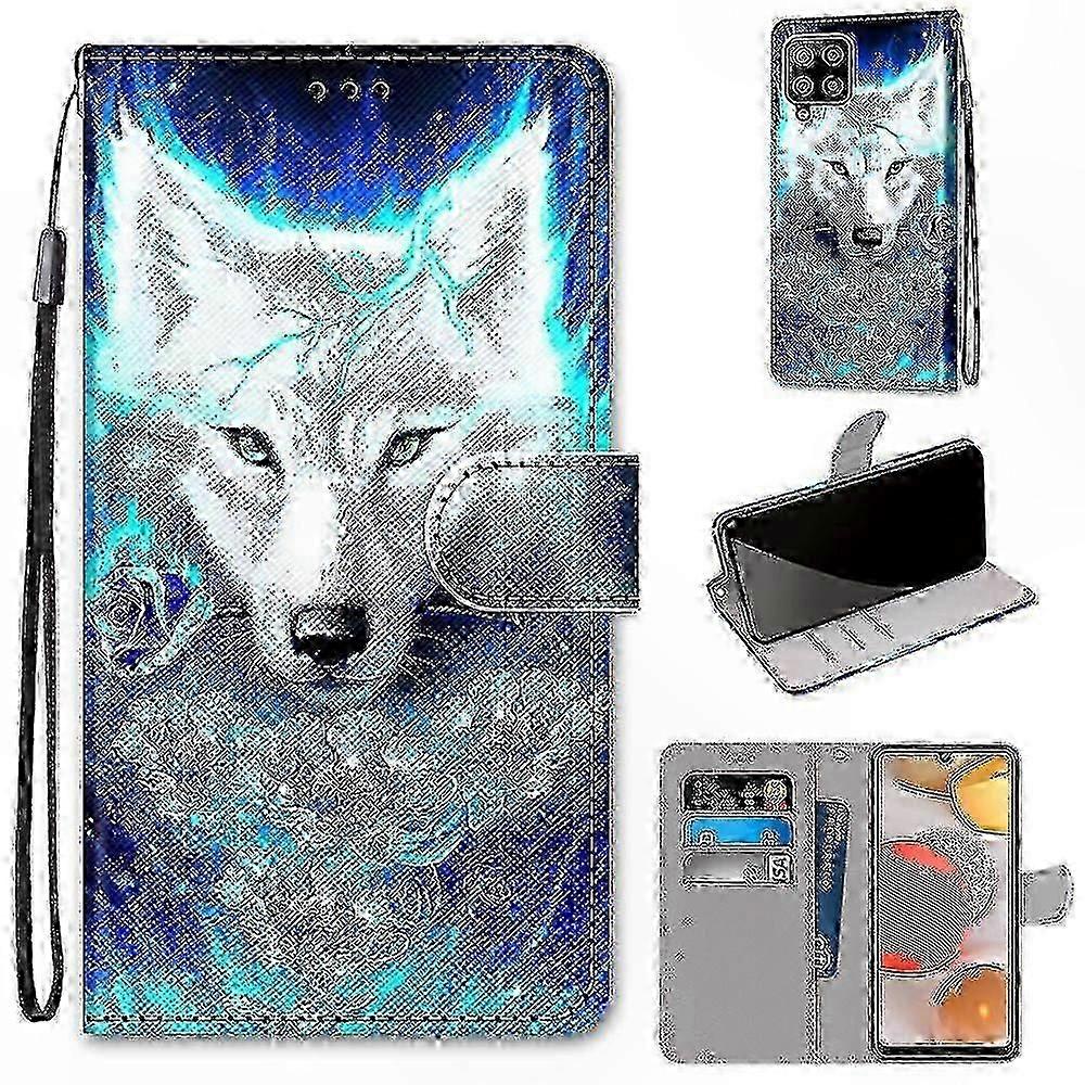 Coque De Téléphone Rose Wolf Design Pour Galaxy A42 5g - Protection Os