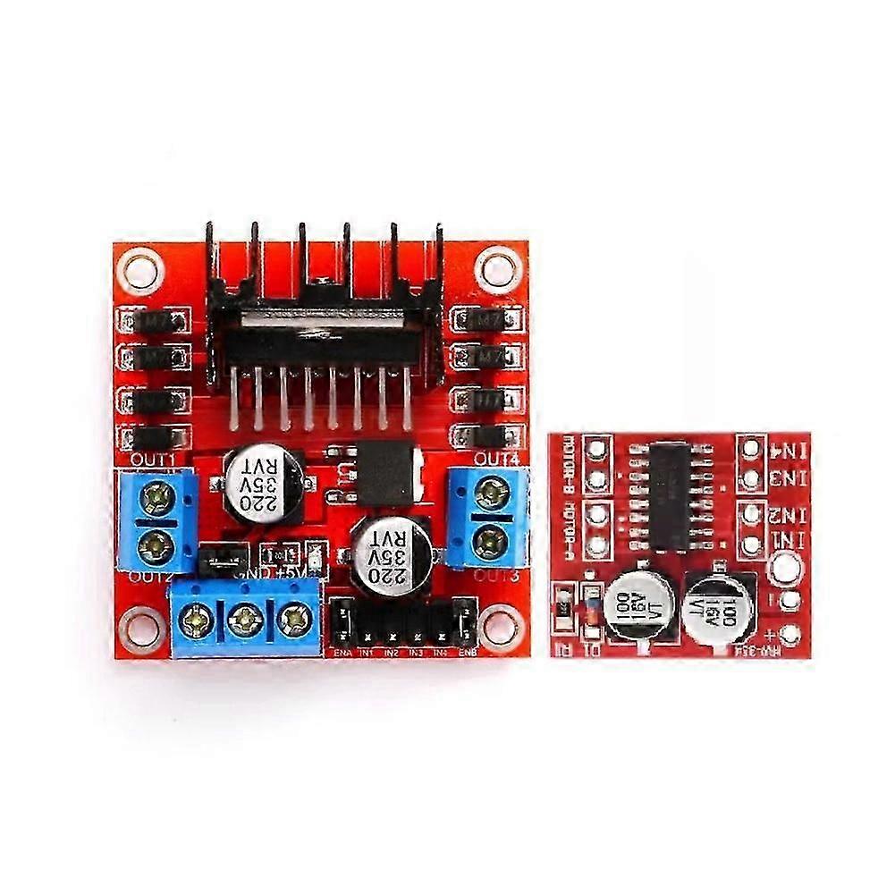 Module De Commande De Moteur L298n Pour Robots Et Voitures Intelligentes, Module De Commande De Moteur Pas À Pas À Double Pont En H 2a/25w Zi