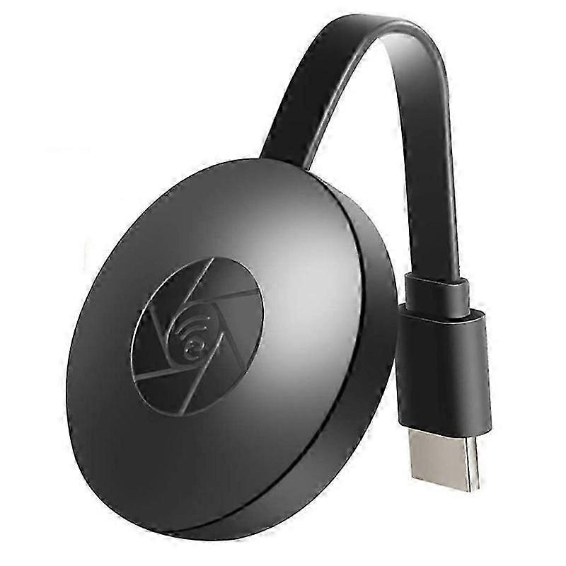 Adaptateur D'Affichage Sans Fil Hdmi Pour La Duplication D'Écran Mobile, Compatible Chrome Et Google Home, Noir Zi.