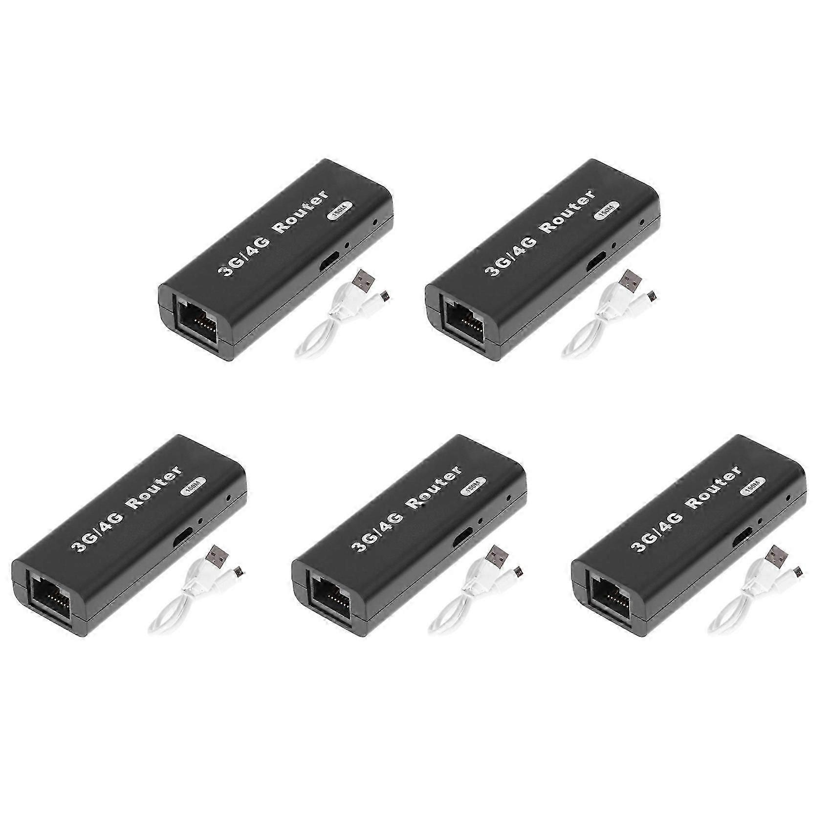 Mini Routeurs Wi-fi Portables 3g/4g Avec Câble Usb Et Port Rj45 (150 Mbps) Qaq