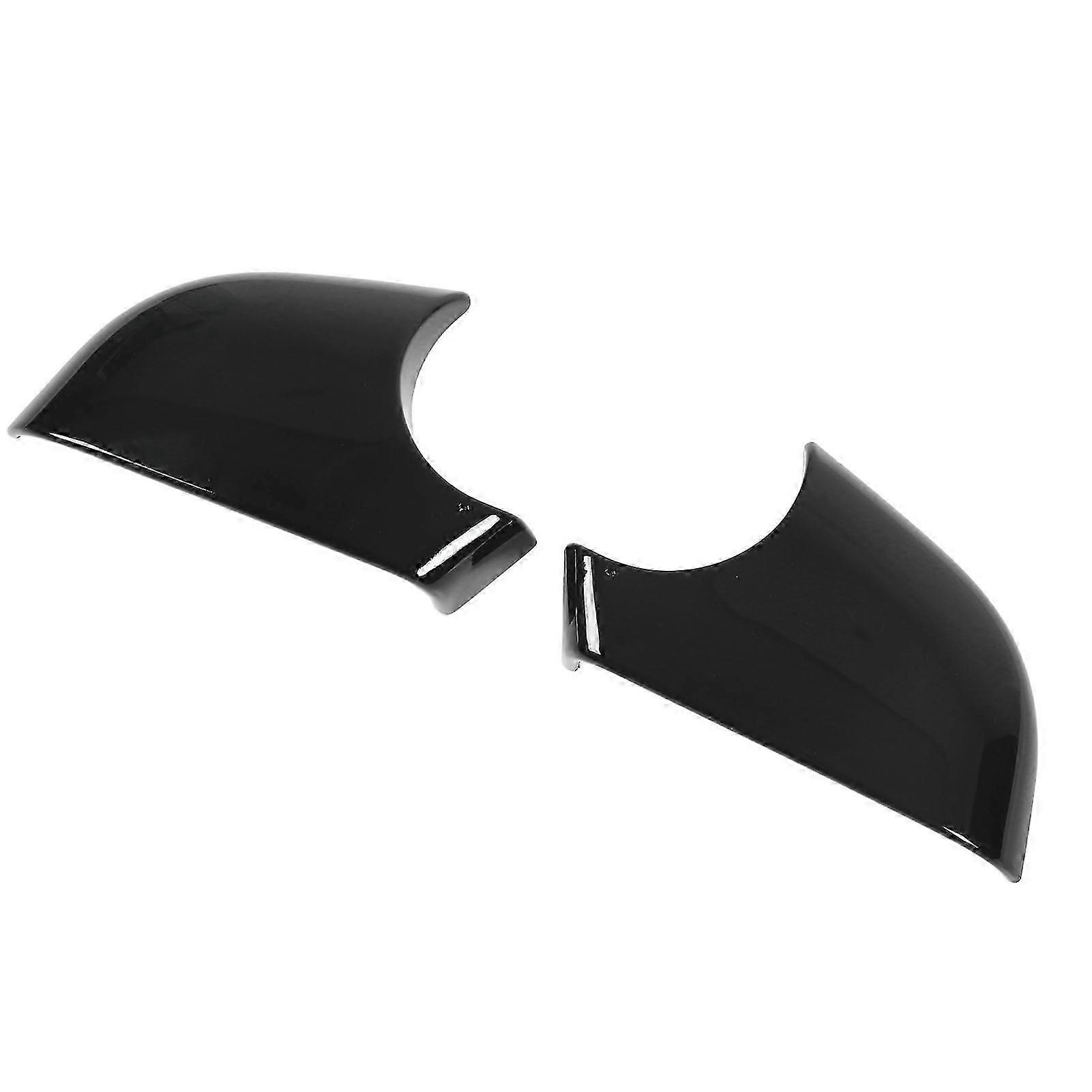 Lot De 2 Coques De Rétroviseur Noir Brillant De Rechange Pour Rétroviseurs Extérieurs Gauche Et Droit De La Model Y