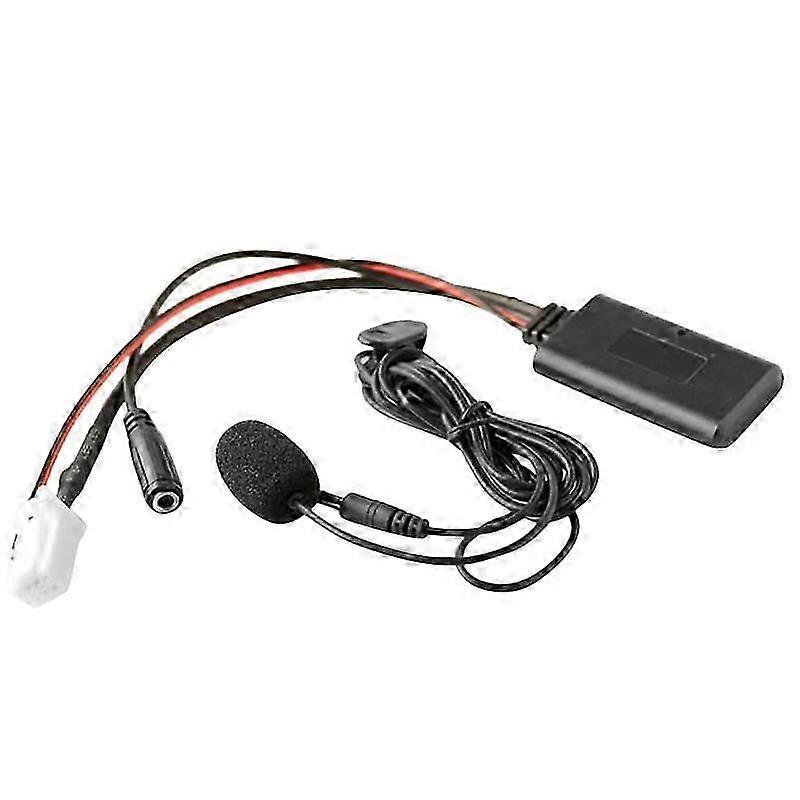 Adaptateur Bluetooth 5.0 Pour Voiture Avec Entrée Auxiliaire, Microphone Et Kit Mains Libres (prise 8 Broches) Pour Nissan Sylphy Tii (bonne Qualité).