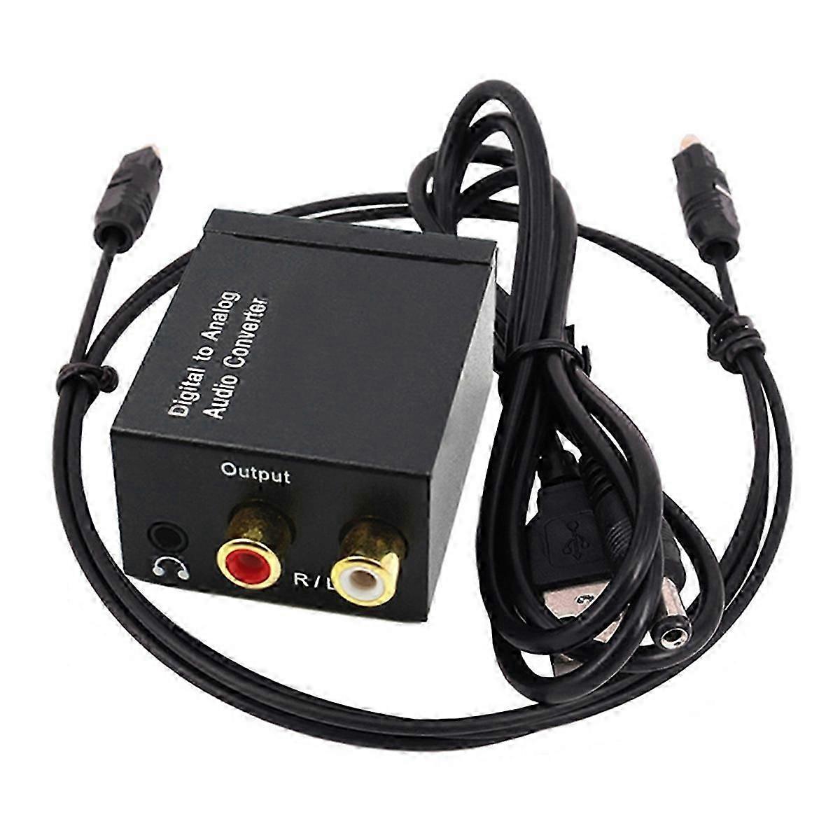 Décodeur Audio Numérique, Prise Jack 3,5 Mm, Coaxial, Fibre Optique, Convertisseur Audio Numérique-analogique Spdif, Numérique De Bonne Qualité