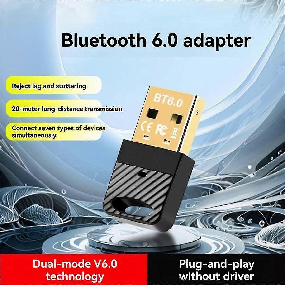 Adaptateur Bluetooth 6.0 Usb Compatible Avec Émetteur-récepteur Audio.