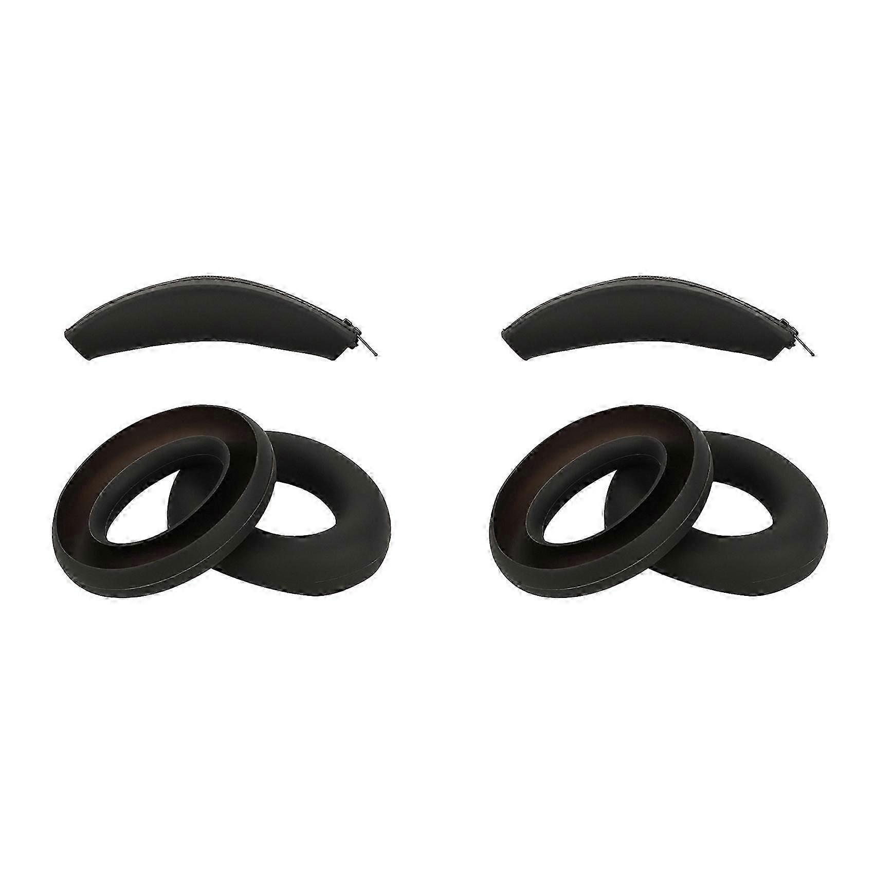 4 Coussinets D'Oreille Pour Casque Anker Soundcore Space Q45/life Q30 Q35, Étui De Protection En Silicone, Arceau, Réparation A Hf