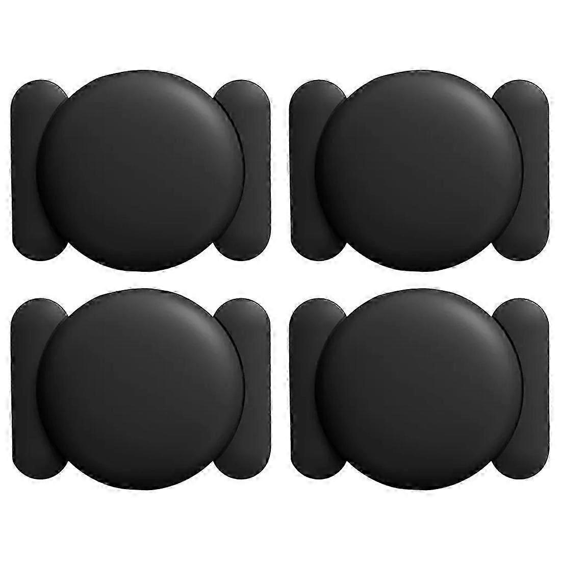 Lot De 4 Étiquettes Gps Intelligentes Pour La Localisation, Avec Forte Aspiration Magnétique Et Coque En Silicone Anti-perte Qaq