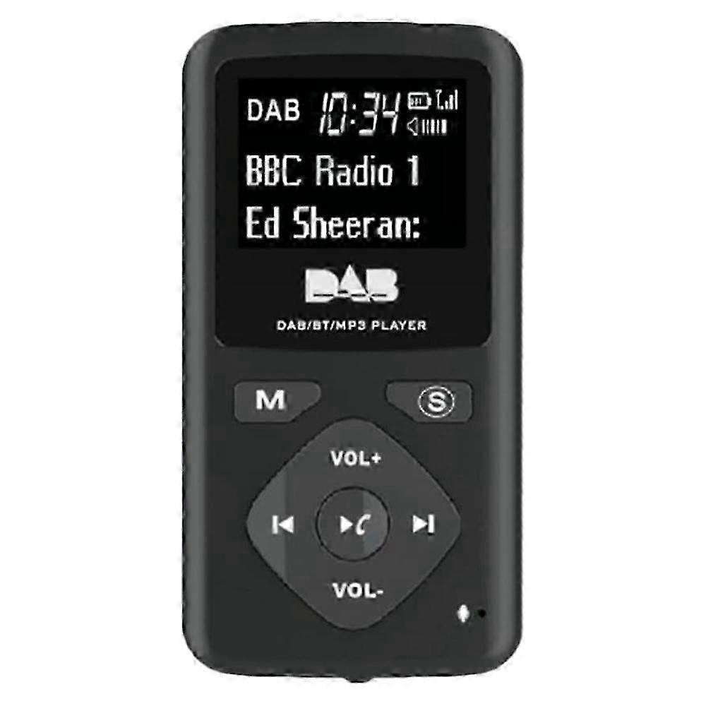 Radio Numérique Dab/dab Bluetooth 4.0, Mini Radio Portable De Poche Avec Écouteurs Et Lecteur Mp3 Usb Pour La Maison