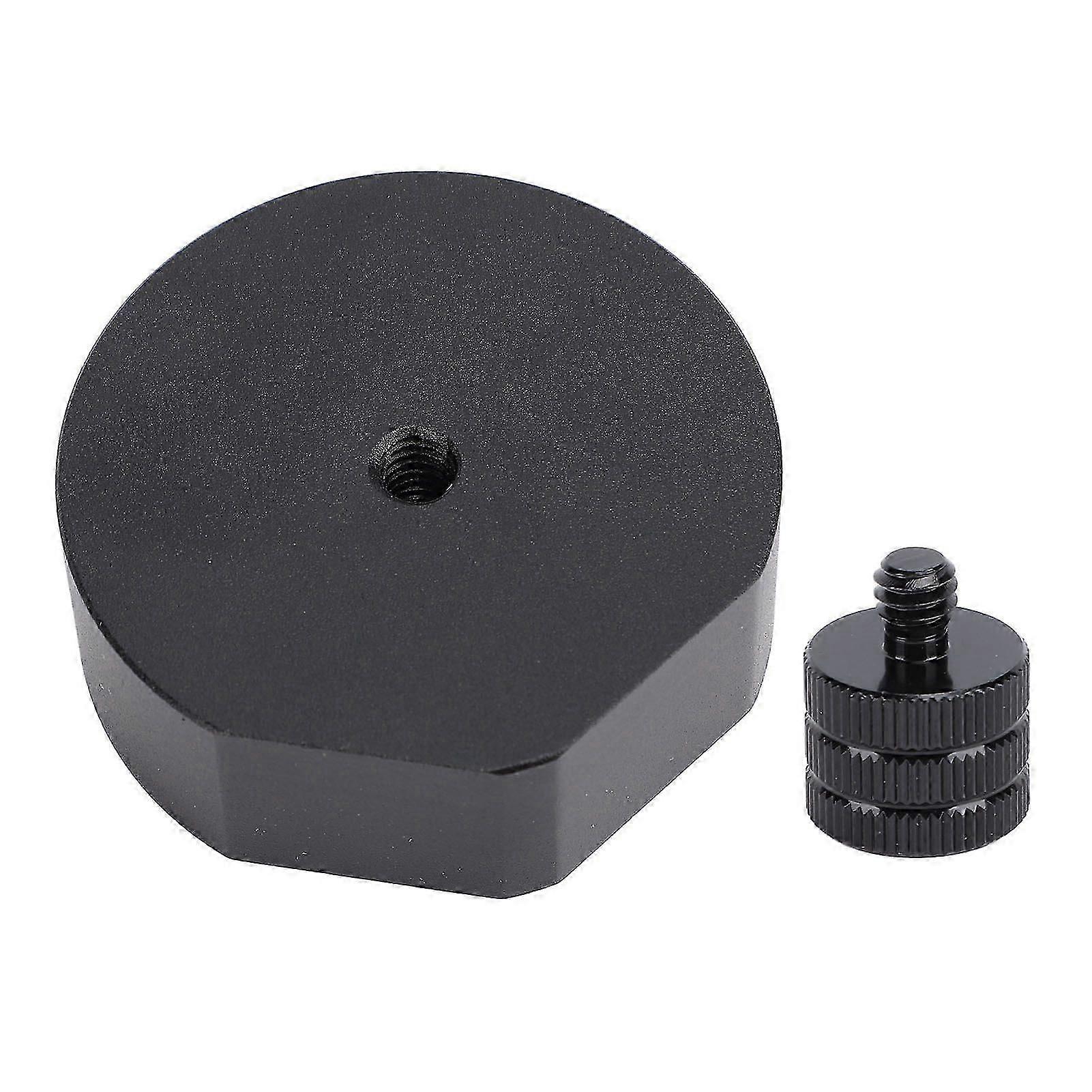 Adaptateur Trépied Pour Antenne Satellite Avec Rotule Et Connexion Sécurisée. Adaptateur De Fixation Trépied En Alliage D'Aluminium Pour Camping-car, Caravane, Van Aménagé, Yacht, Noir. Super Parfait.