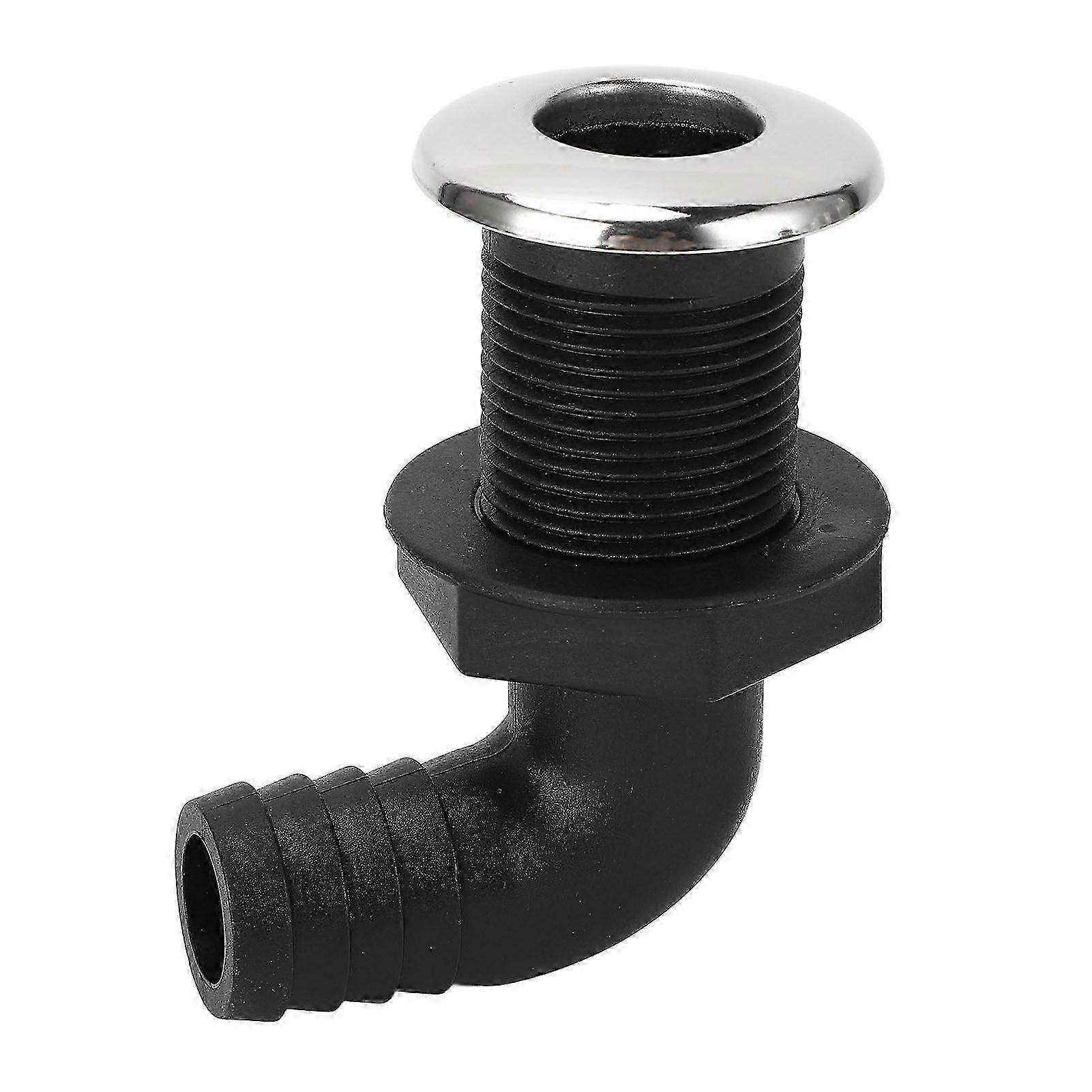 Passe-coque 25 Mm En Nylon Résistant Aux Chocs, Étanche Et Durable. Raccord Coudé À 90° Pour Bateaux.