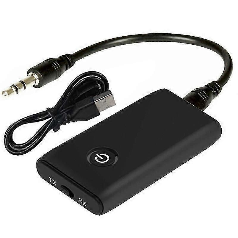 Émetteur-récepteur Bluetooth 5.0 2-en-1, Adaptateur Audio Sans Fil 3,5 Mm Rx/tx Pour Pc, Tv, Casque Et Système Audio Domestique Kns