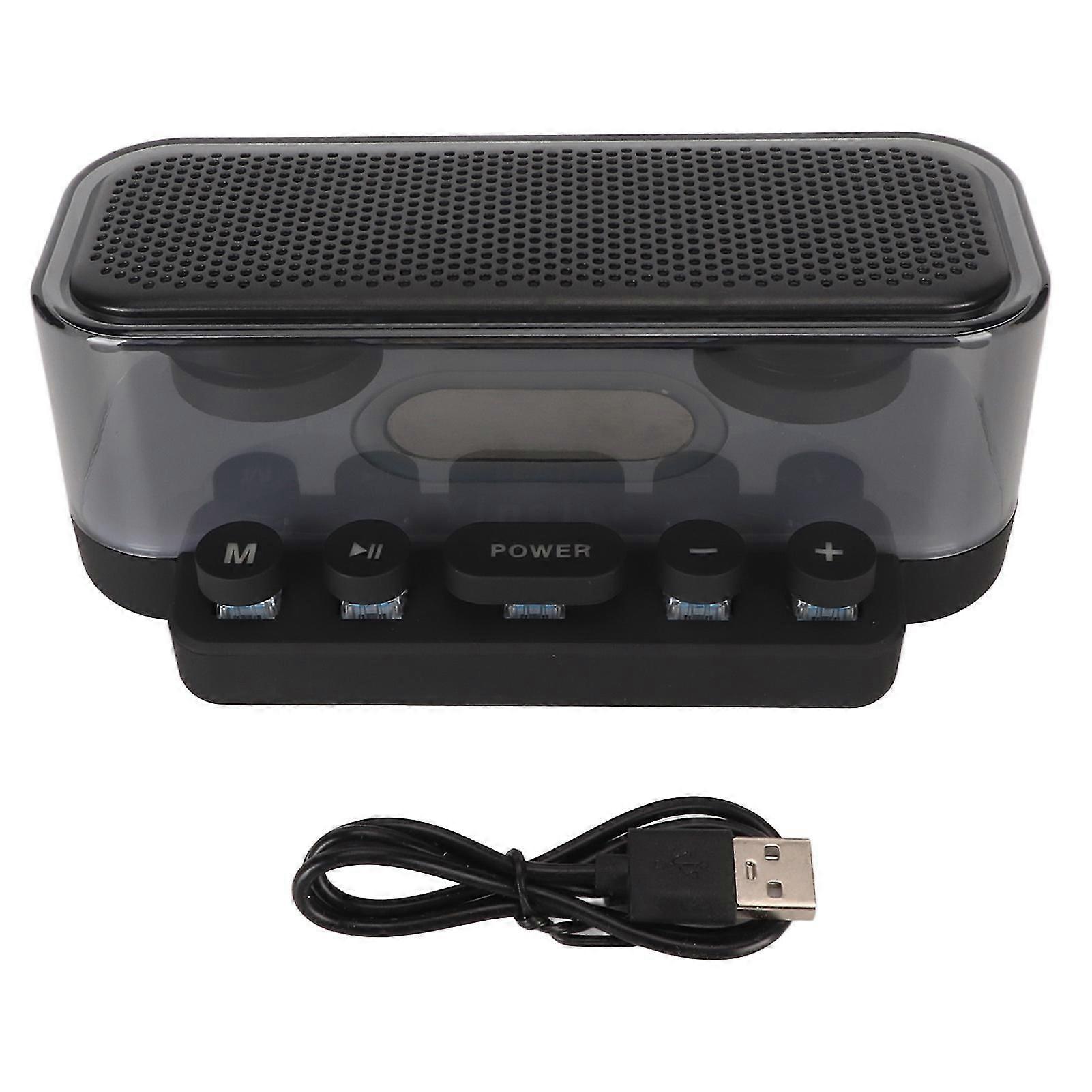 Enceinte Bluetooth Rgb Étanche Ipx5 Avec Chargement Usb-c, Caisson De Basses Et Touches De Clavier Mécanique Fo