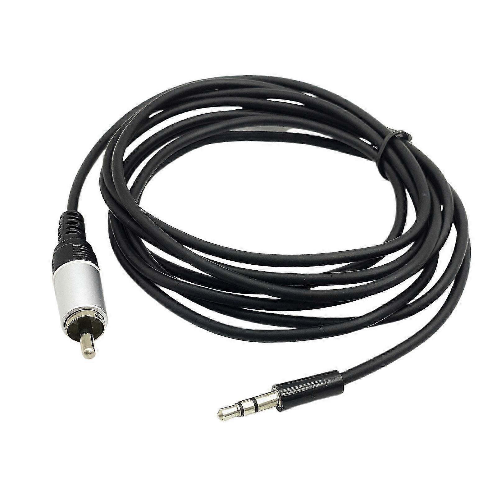 Câble Convertisseur De Haute Qualité Avec Prise Jack 3,5 Mm Vers Rca. Profitez D'Une Transmission Audio Fluide Et Sans Interruption. Compatible Avec Les Prises Secteur.