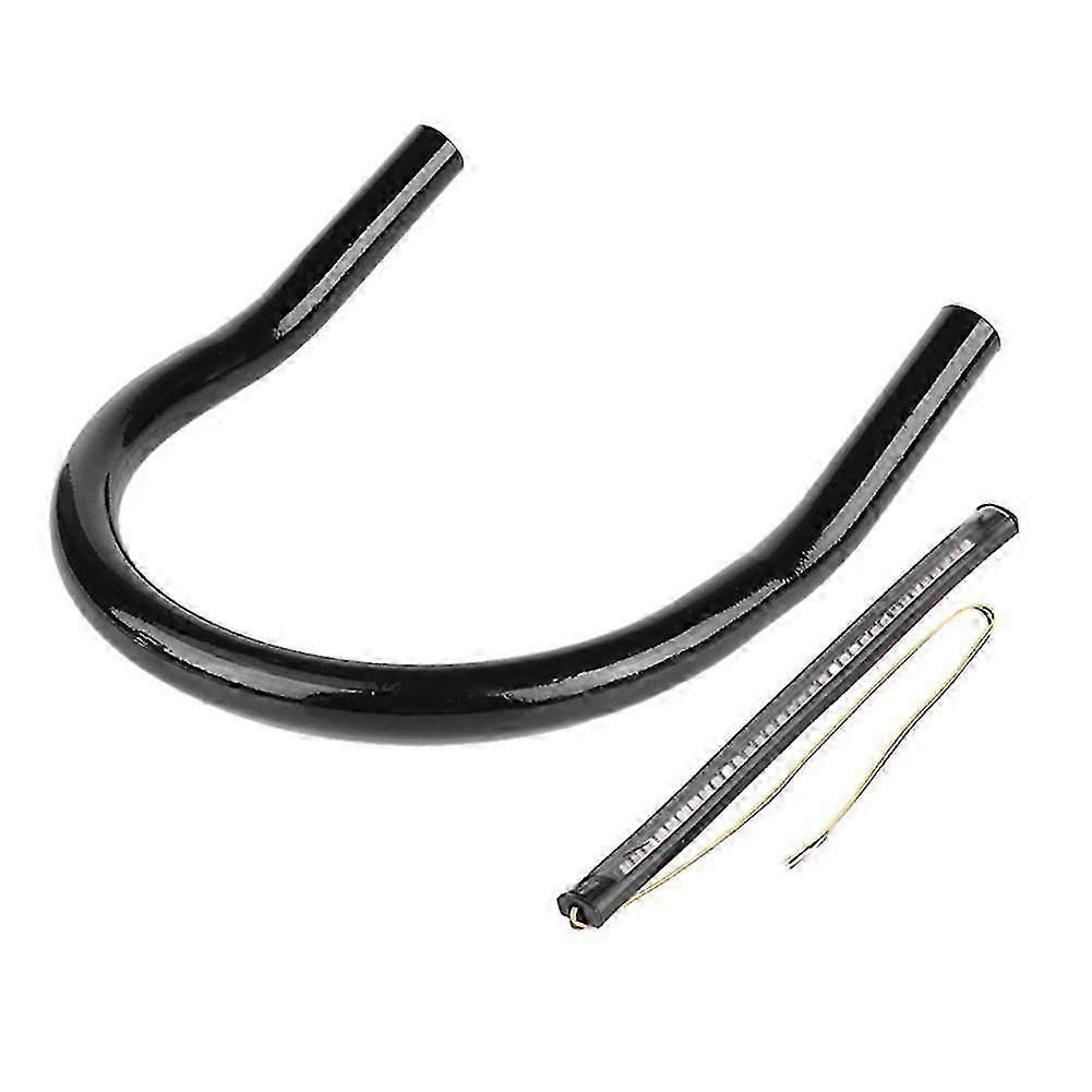 Support De Cadre De Selle Arrière De Moto 210 Mm Avec Éclairage Led Intégré, Accessoire Diy, Noir Incurvé Intelligent
