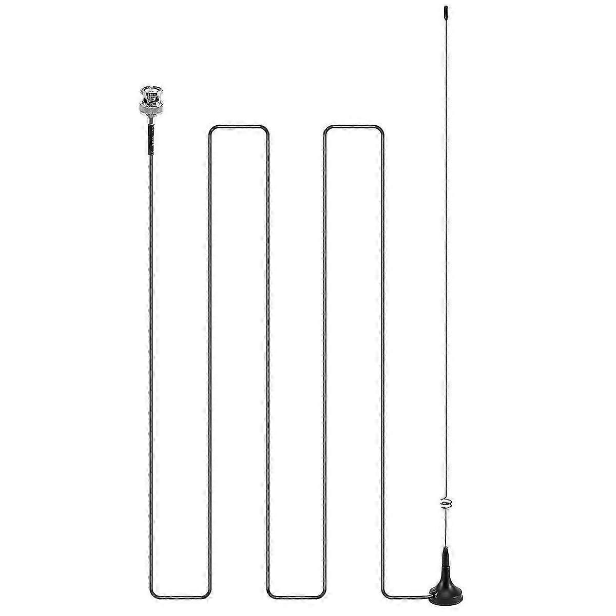 Antenne Bnc-m Uhf+vhf Montée Sur Véhicule Pour Ut-108uv