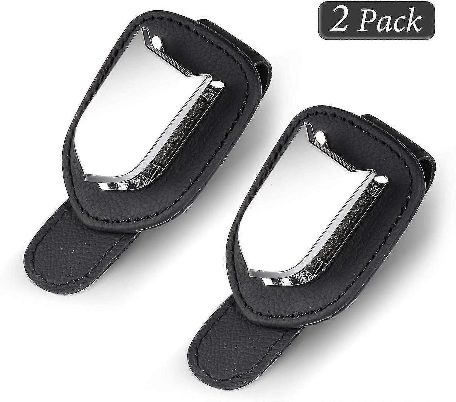 Lot De 2 Supports Pour Lunettes De Soleil Et De Vue Avec Clip Pour Carte De Stationnement, Pour Pare-soleil De Voiture.
