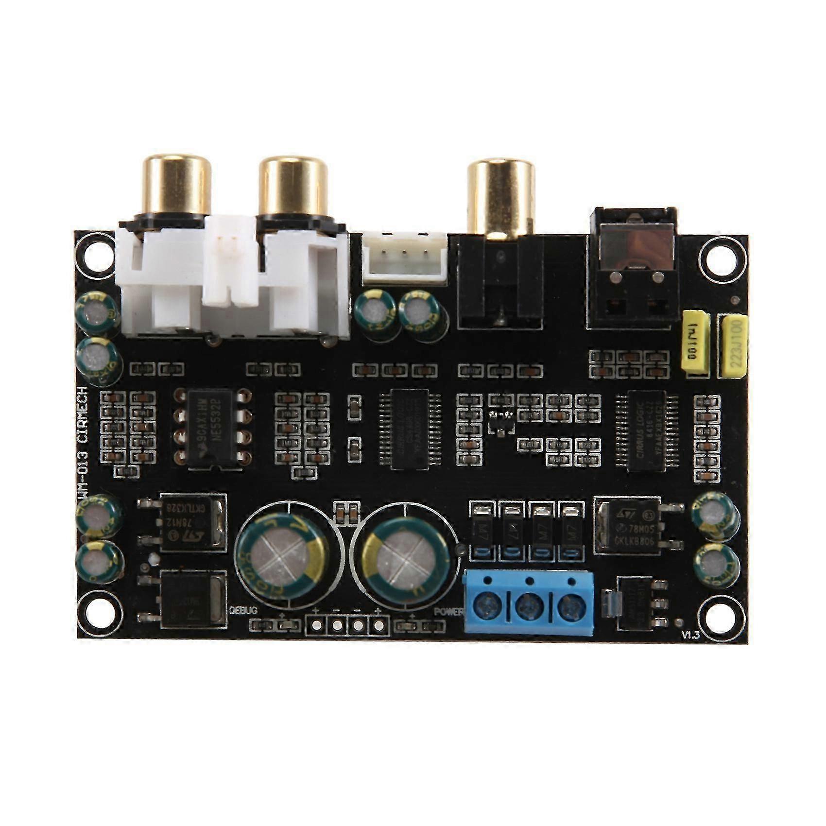 Carte Décodeur Dac D'Interface Numérique Cs8416 Cs4398 24 Bits 192 Khz Spdif Coaxiale Fibre Optique Vers Aux Pour Amplificateur Tv Kns