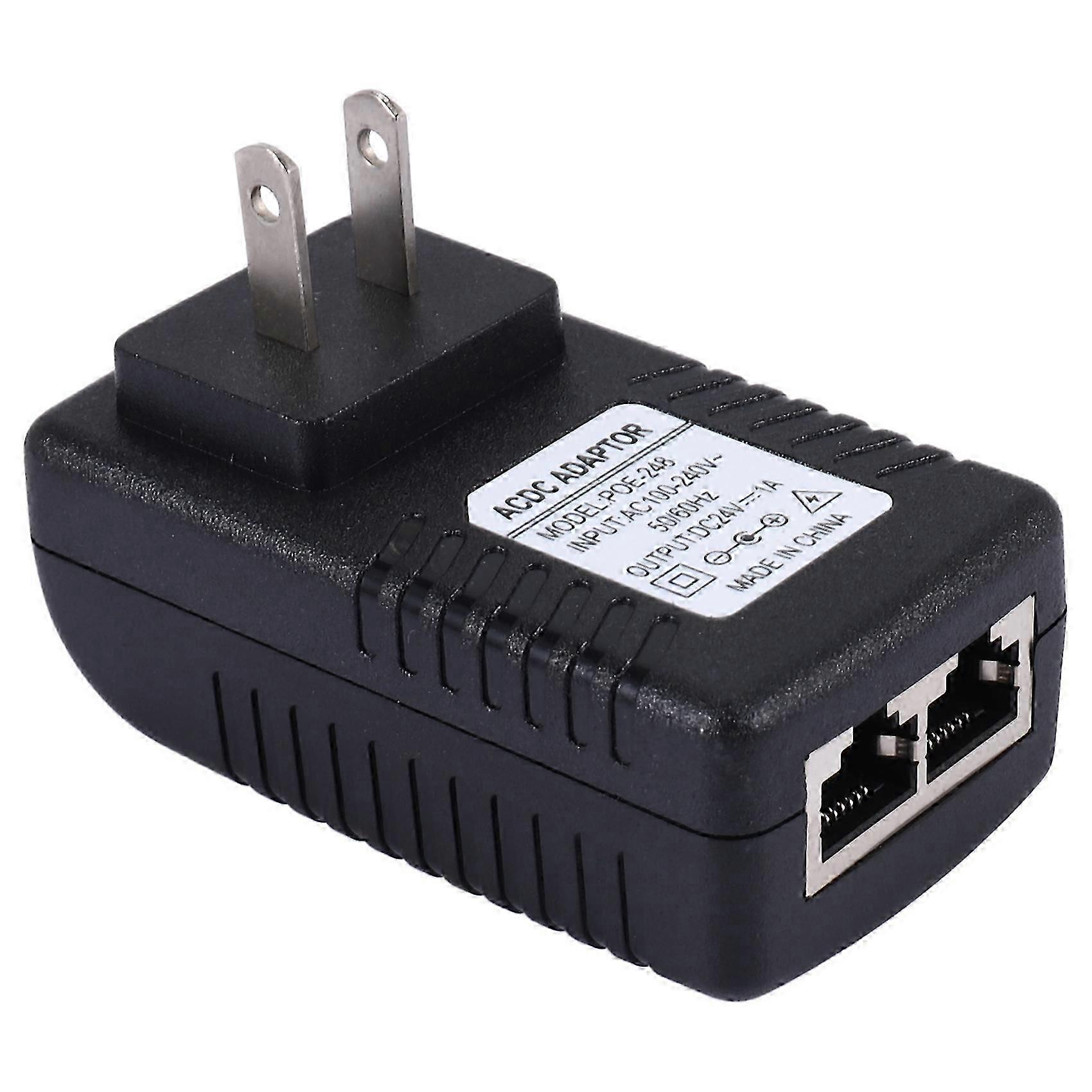 Adaptateur Injecteur Poe Ethernet Pour Passerelle De Téléphonie Ip Et Caméra Ip (24 V/1 A, Prise Us) Kns